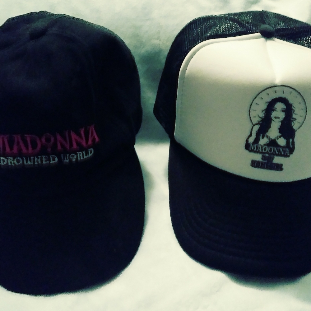 Madonna Concert Tour Baseball Hat Black Red Hat Only